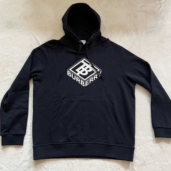 Burberry Logo Graphic Cotton Hoodie - Picture 7 of 11